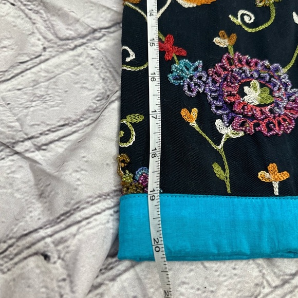 The Quacker Factory Embroidered Floral & Butterfly Jacket — Women’s Size S - Picture 11 of 13